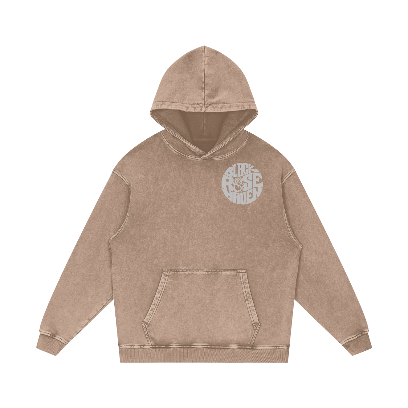 Vintage Snow Wash Pullover Hoodie | Boho Woman