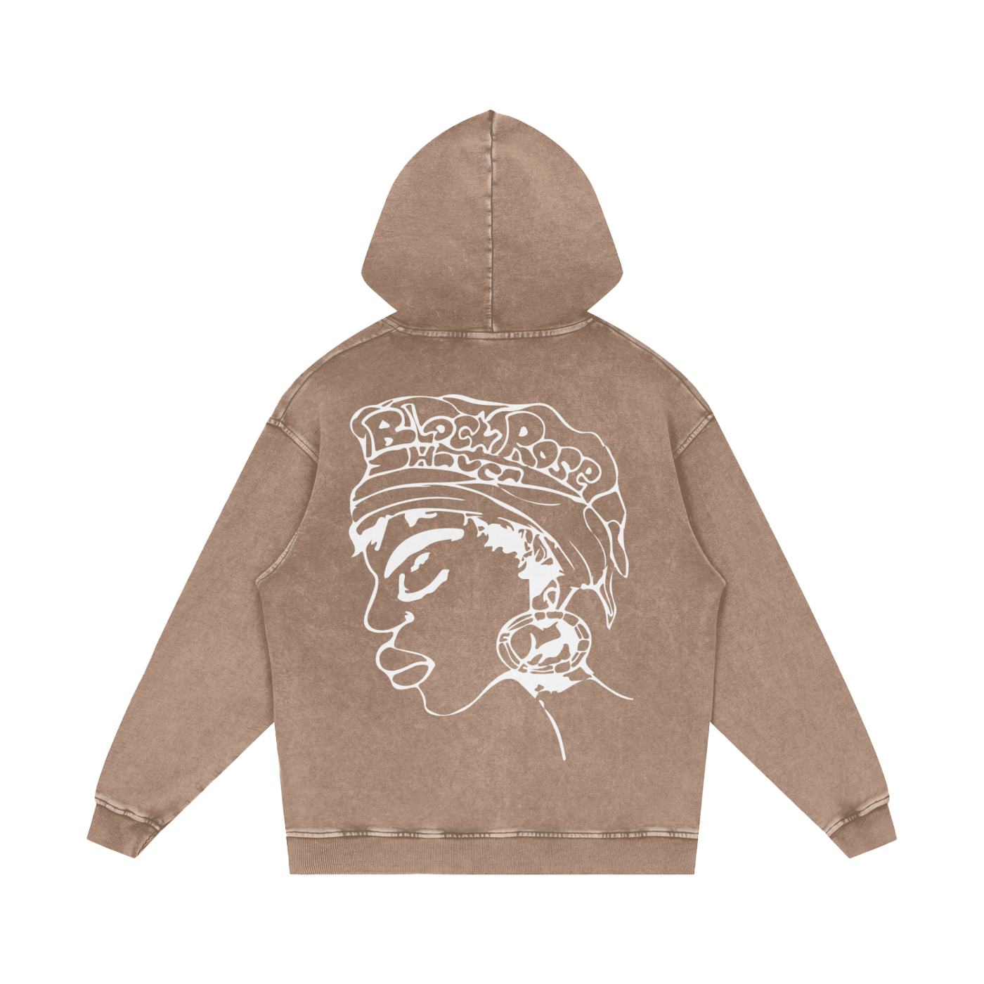 Vintage Snow Wash Pullover Hoodie | Boho Woman