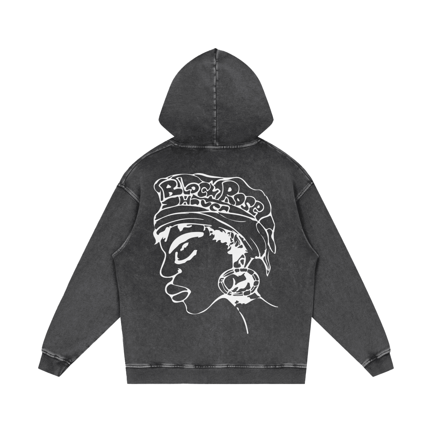 Vintage Snow Wash Pullover Hoodie | Boho Woman