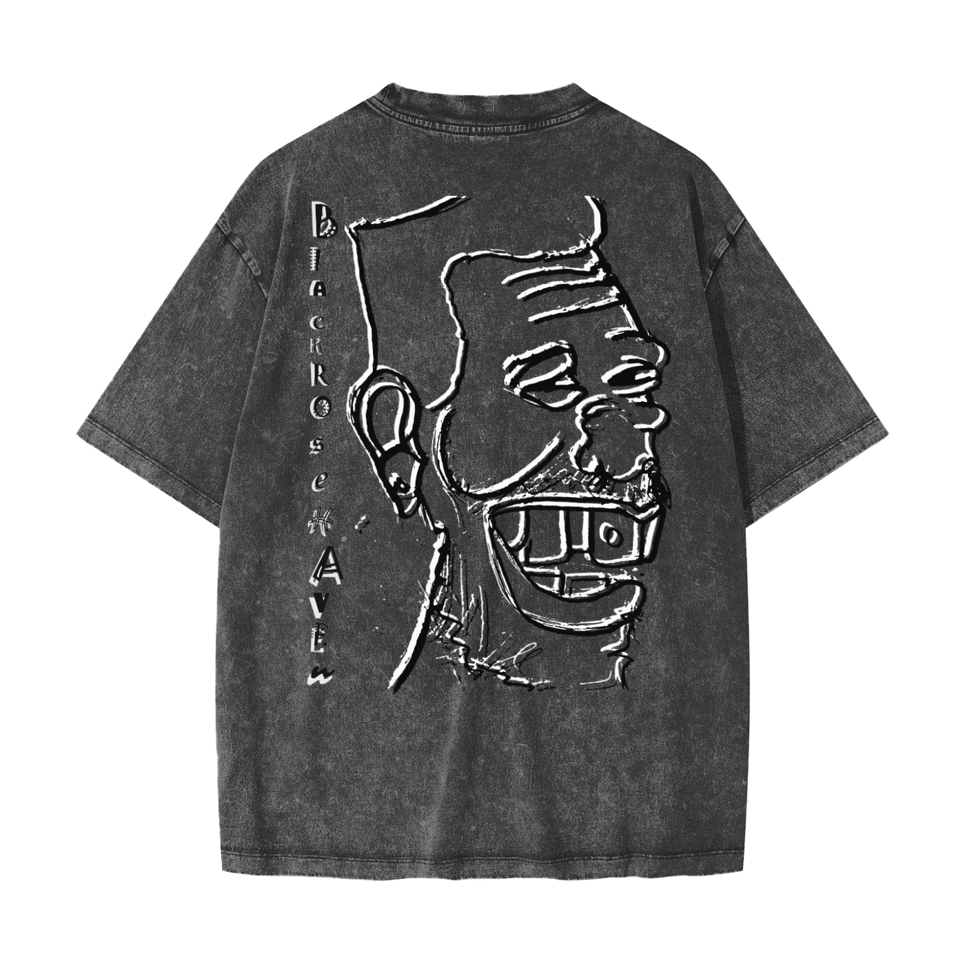 Vintage Ash Wash T-Shirt | Laughing Man