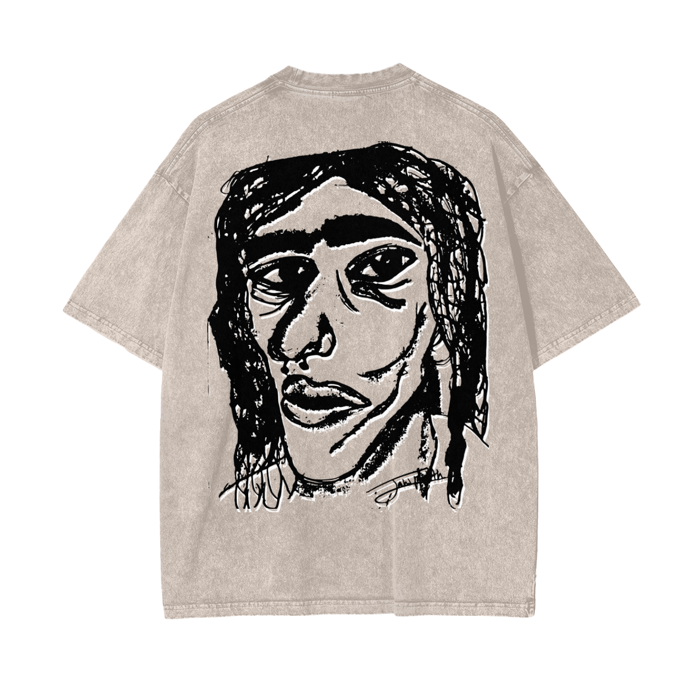 Vintage Ash Wash T-Shirt | Faces We Wear