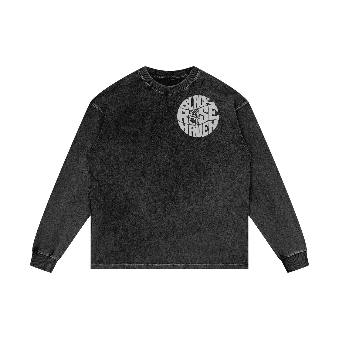 Vintage Snow Wash Long Sleeve T-Shirt | Smokin Man
