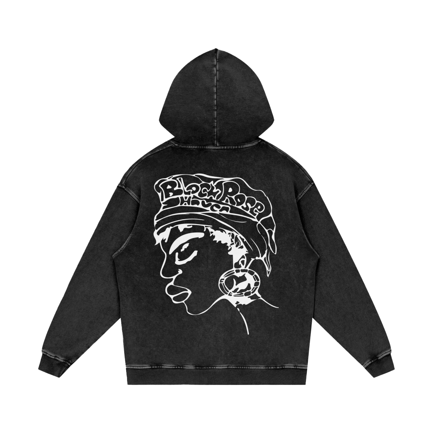 Vintage Snow Wash Pullover Hoodie | Boho Woman