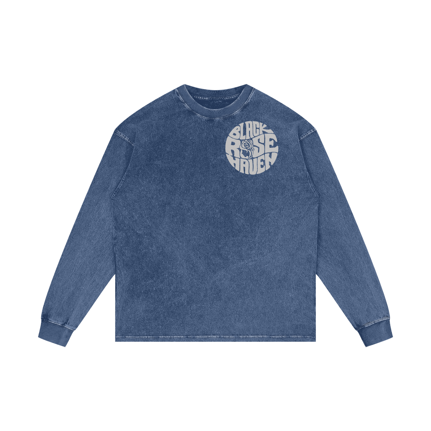 Vintage Snow Wash Long Sleeve T-Shirt | Smokin Man