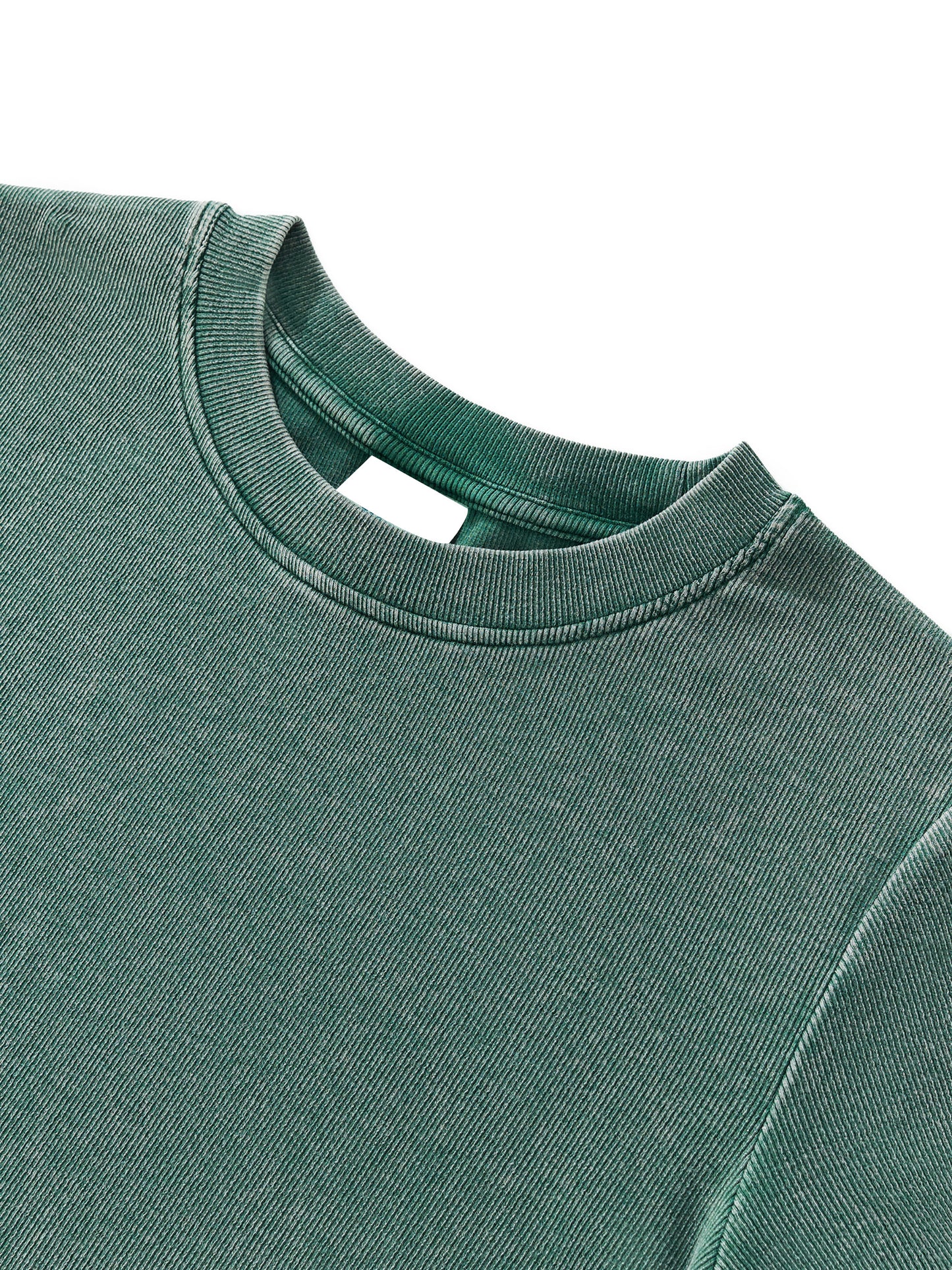 Vintaged Snow Wash Bodycon Cotton T-Shirt