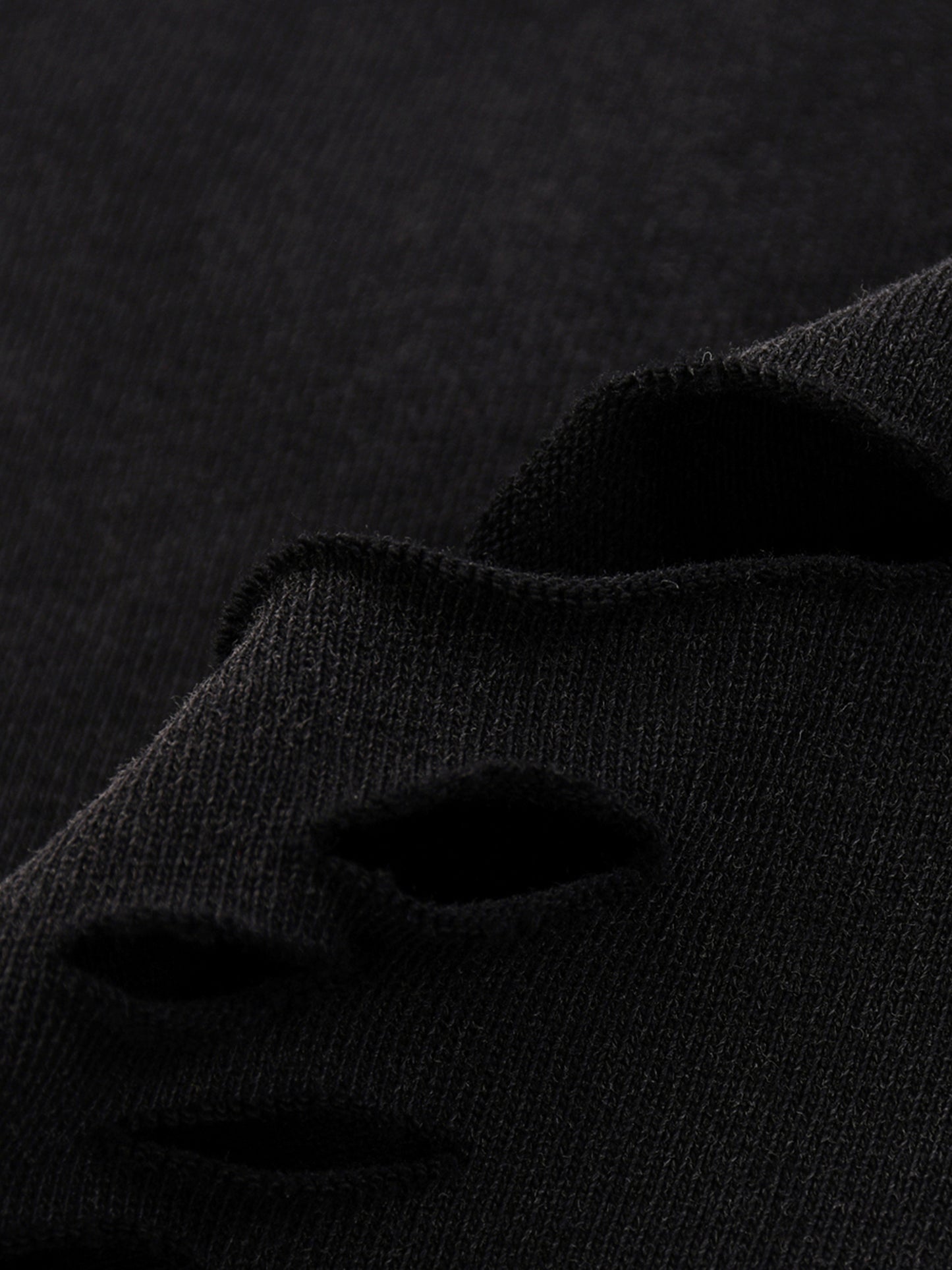 Vintage Snow Washed Raw-Hem T-Shirt | Smoking Man