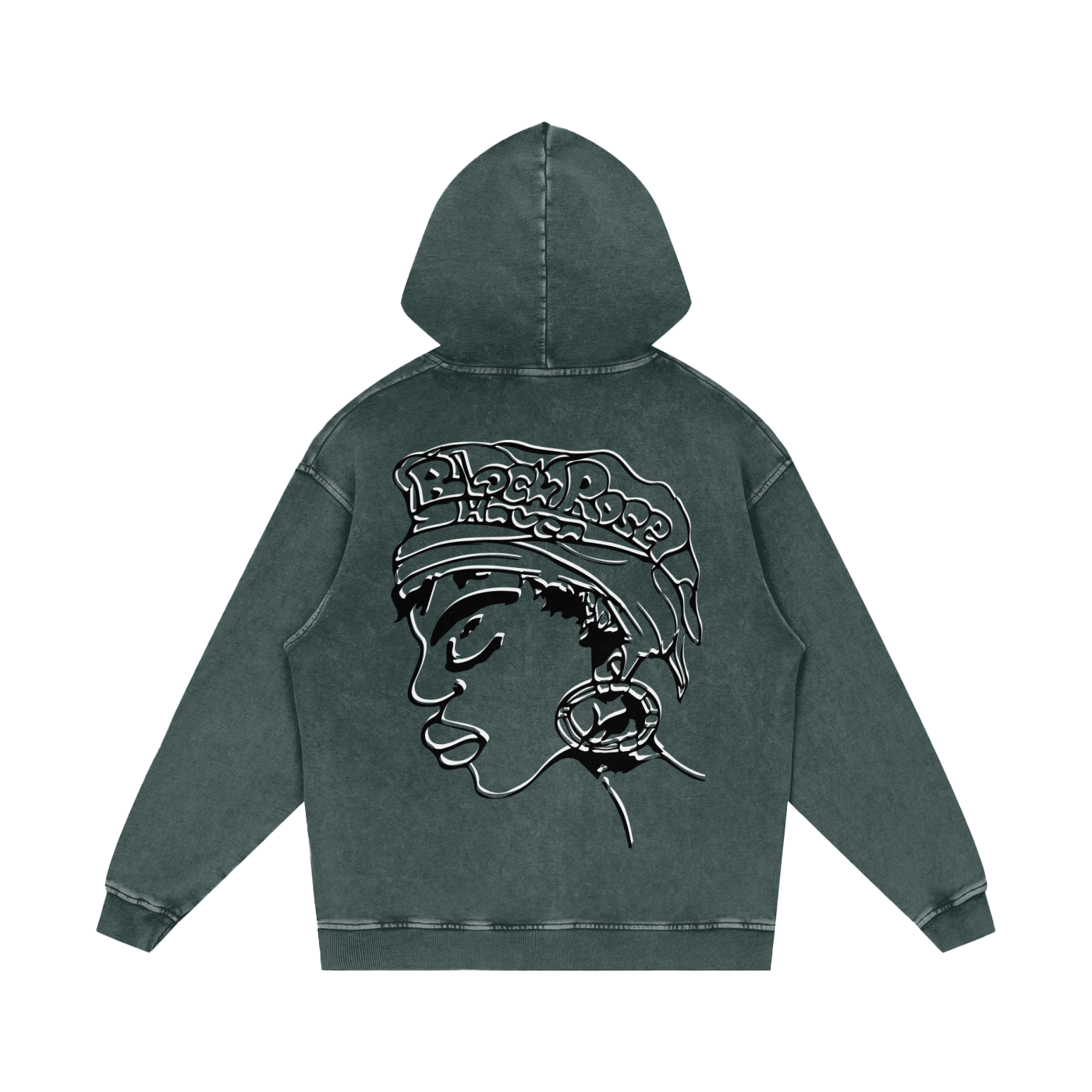 Vintage Ash Wash  Pullover Hoodie | Boho Woman