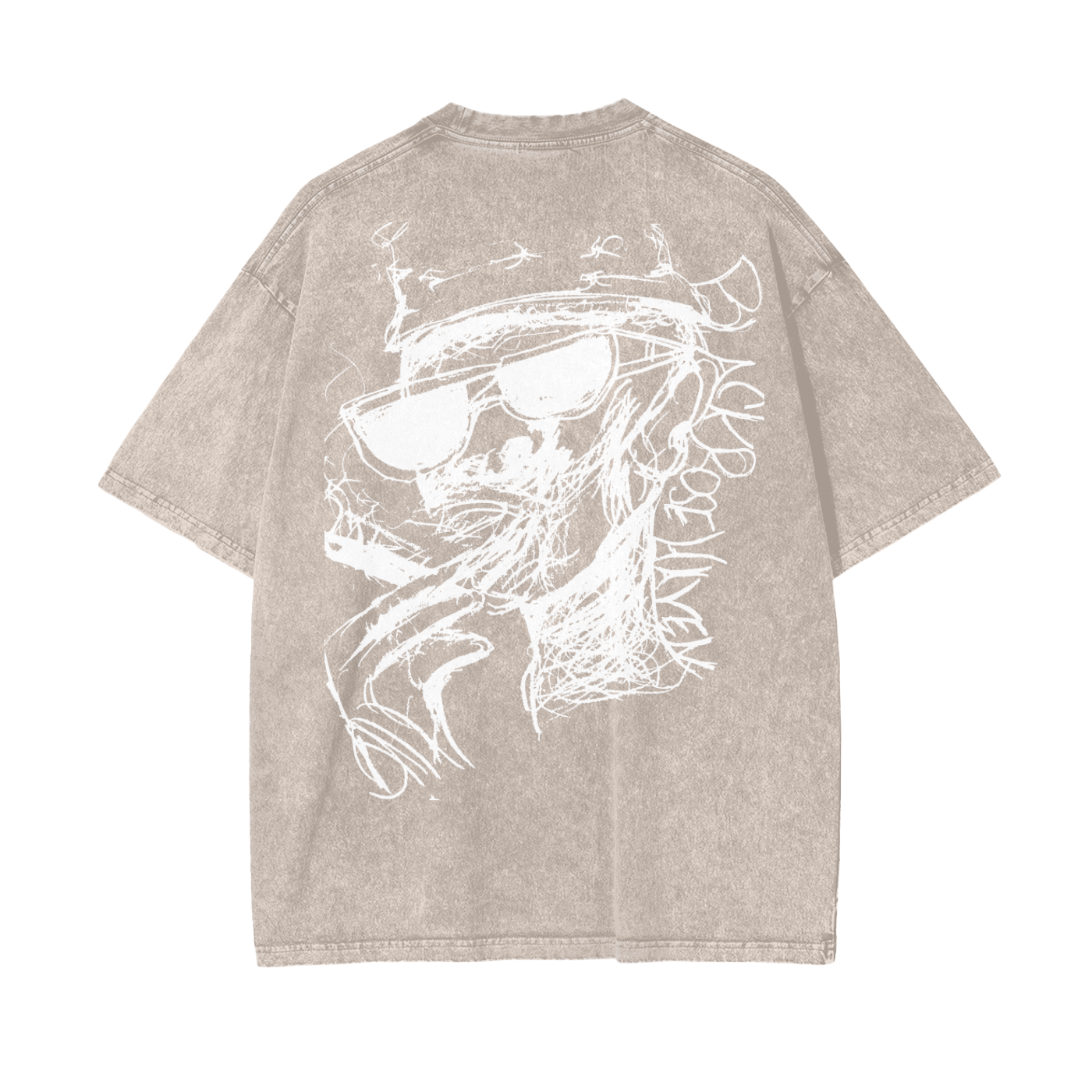 Vintage Snow Wash T-Shirt | Smoking Man