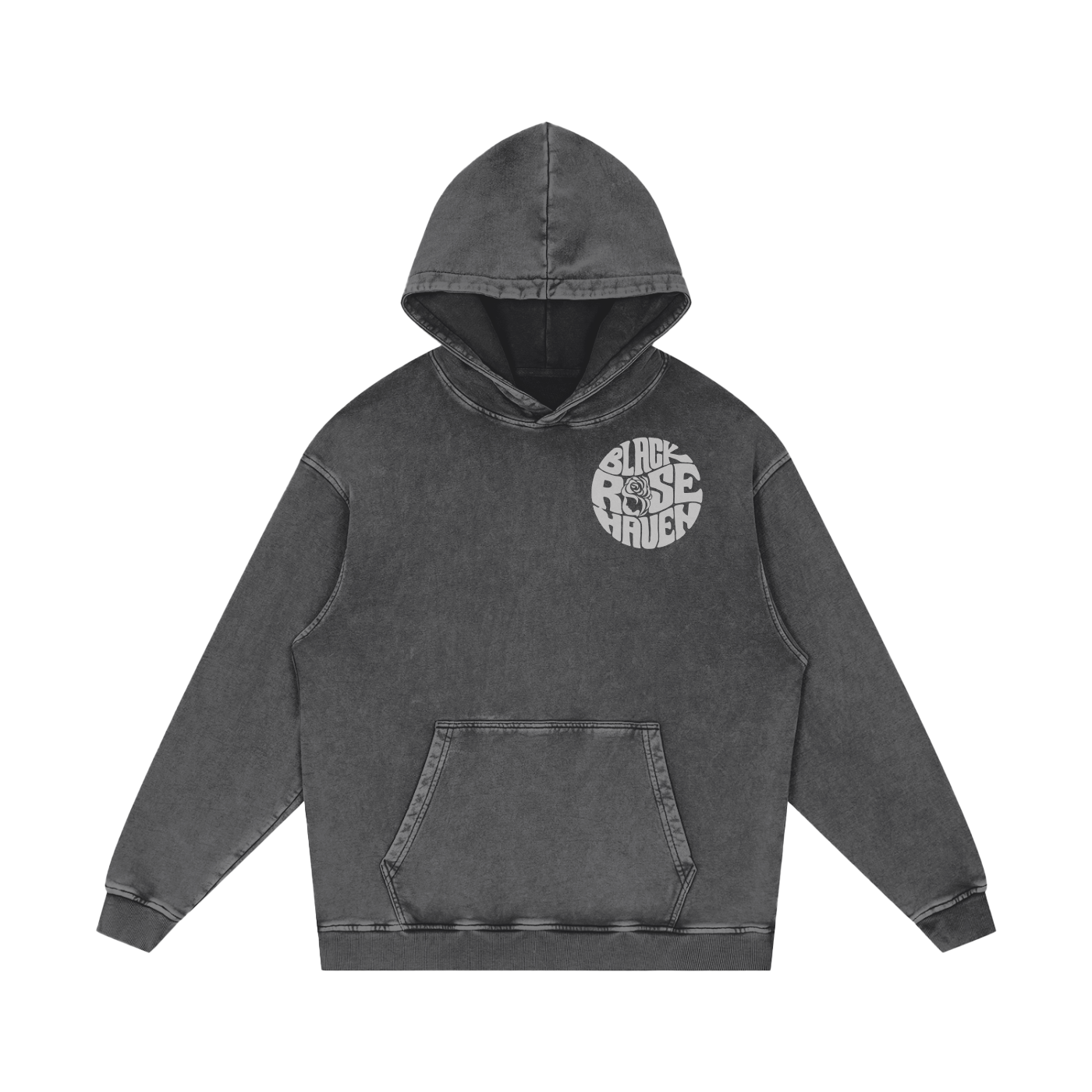 Vintage Snow Wash Pullover Hoodie | Faces We Wear