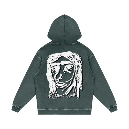 Vintage Snow Wash Pullover Hoodie | Faces We Wear