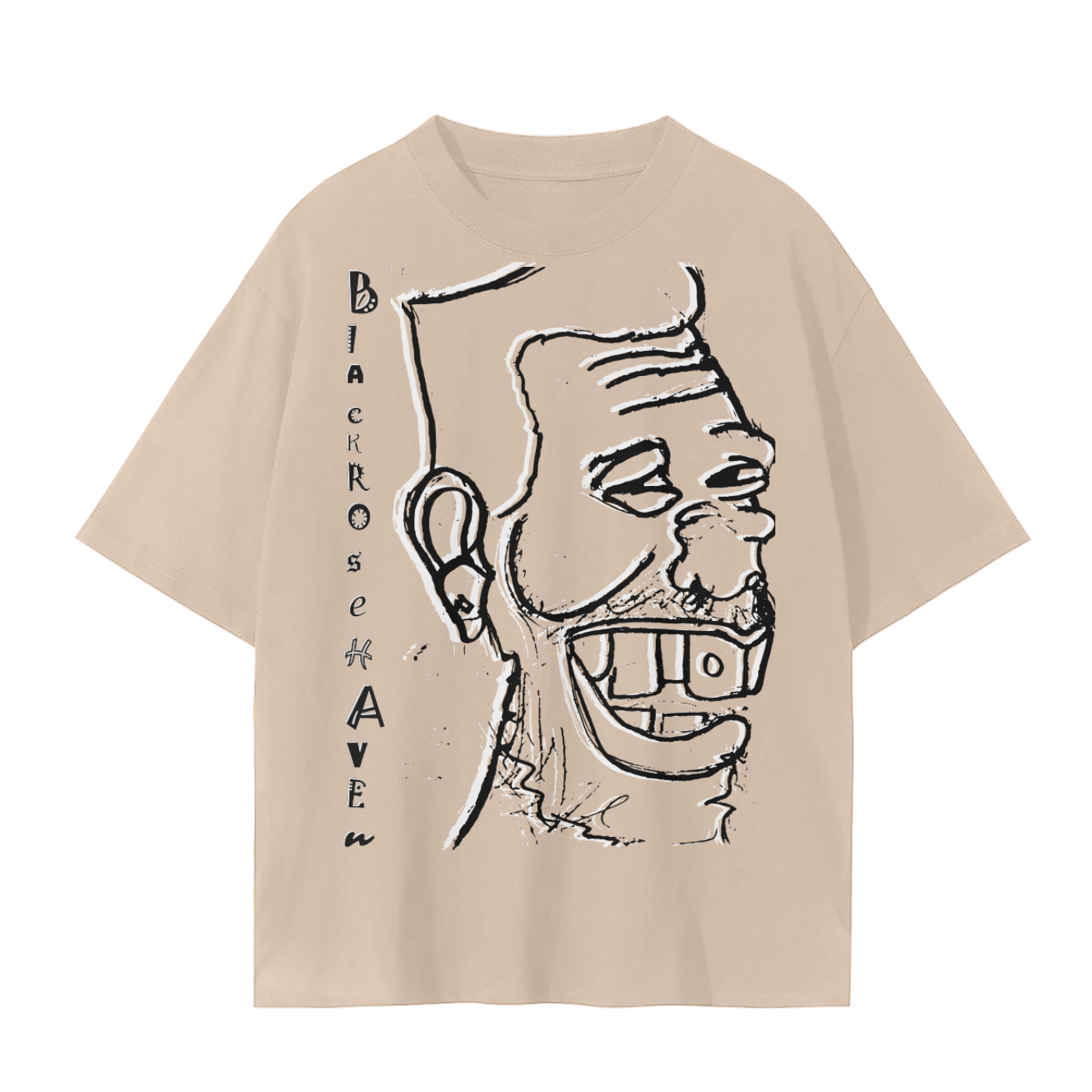 Heavy Weight T-Shirt | Laughing Man