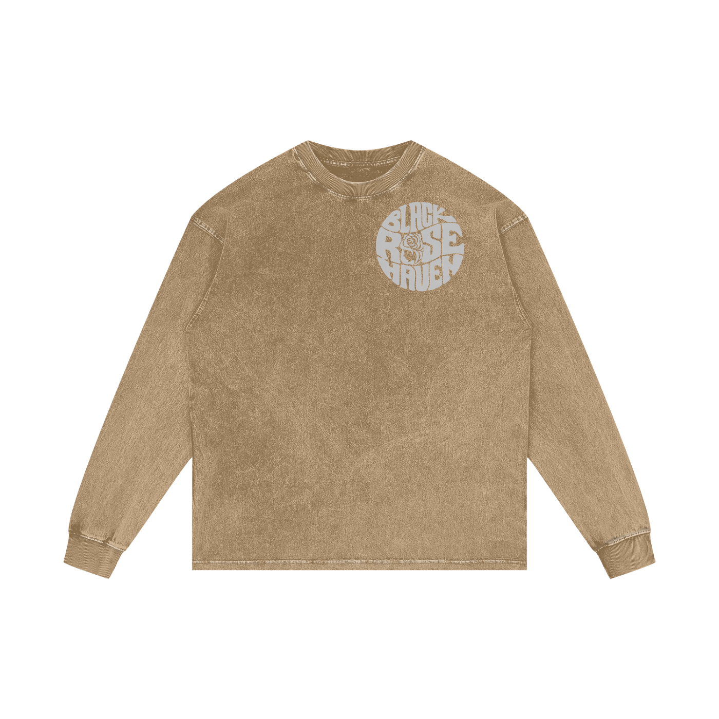 Vintage Snow Wash Long Sleeve T-Shirt | Smokin Man