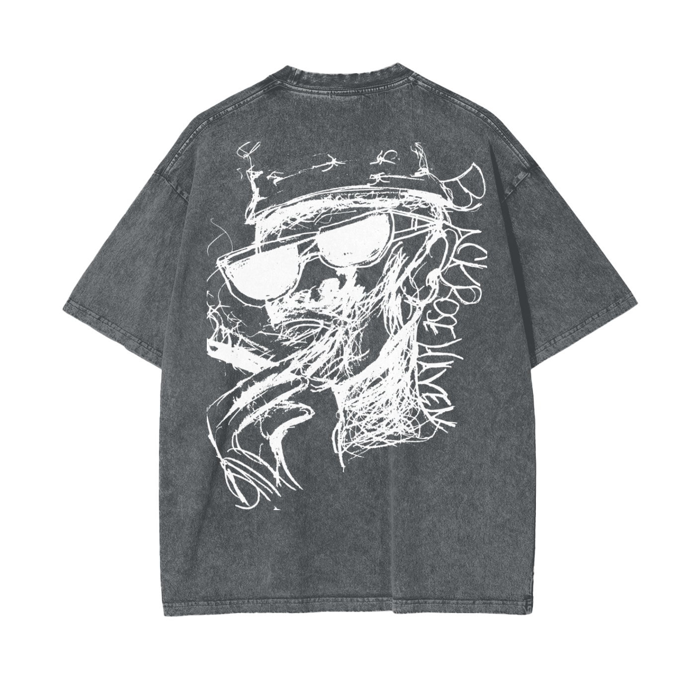 Vintage Snow Wash T-Shirt | Smoking Man