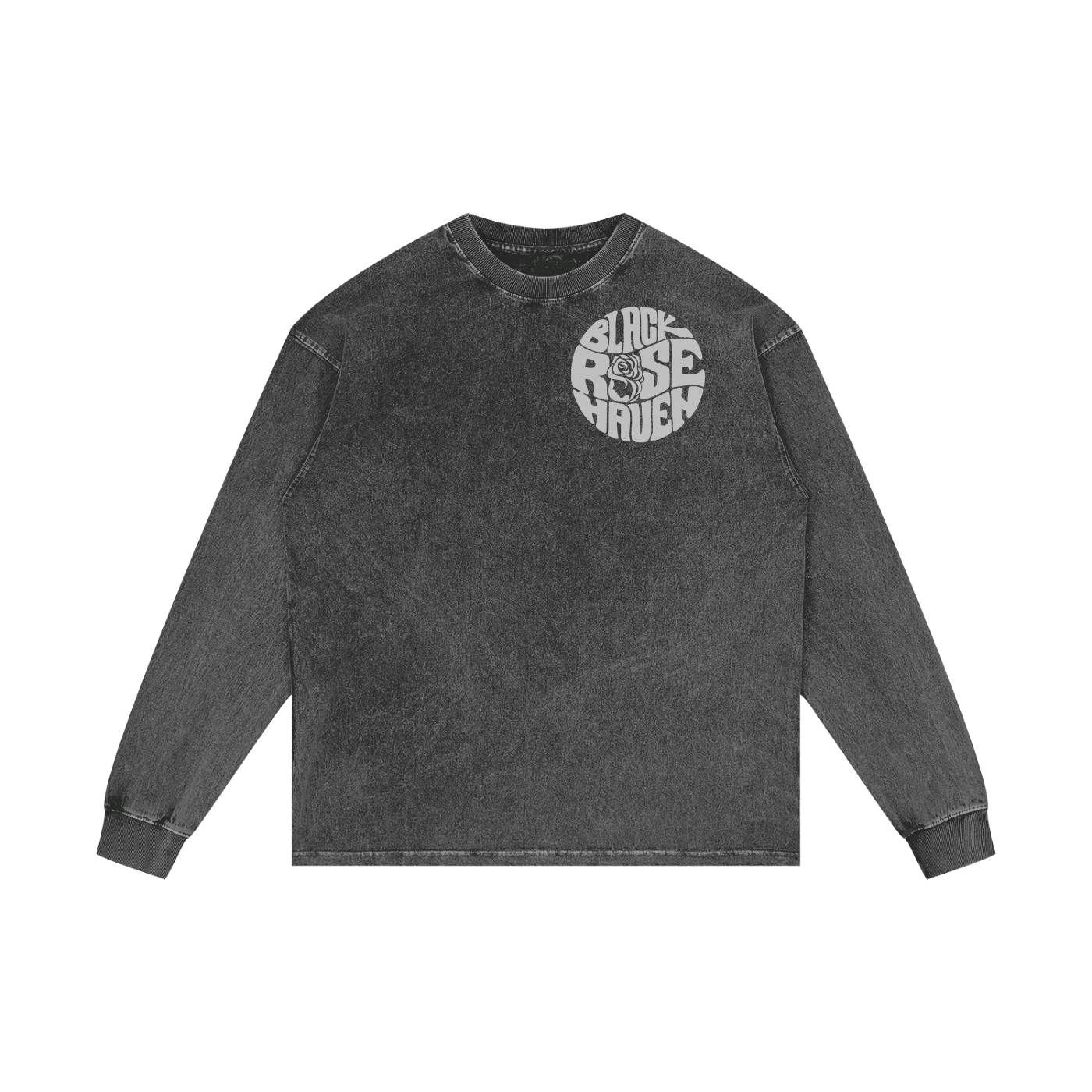 Vintage Snow Wash Long Sleeve T-Shirt | Smokin Man