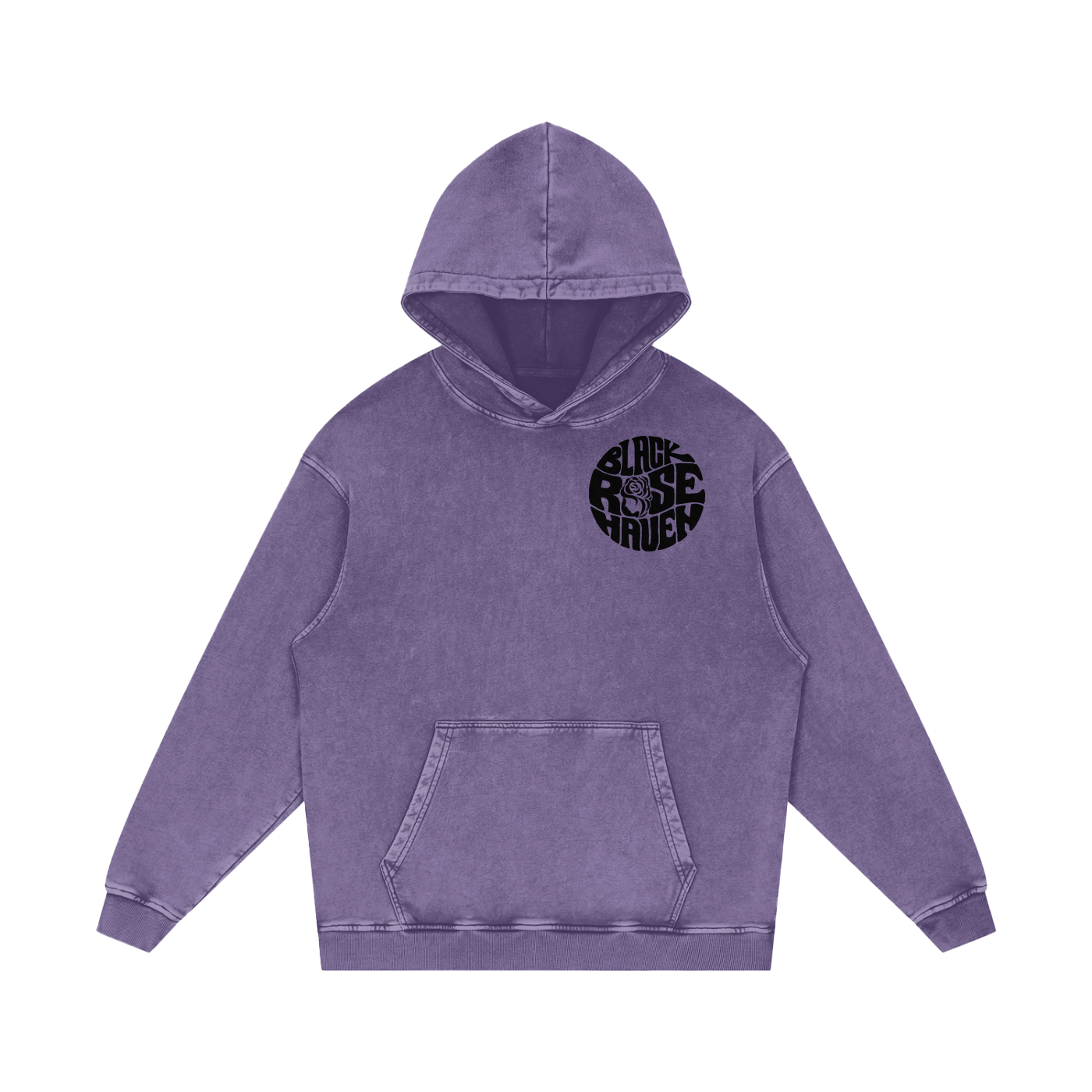 Vintage Ash Wash  Pullover Hoodie | Boho Woman