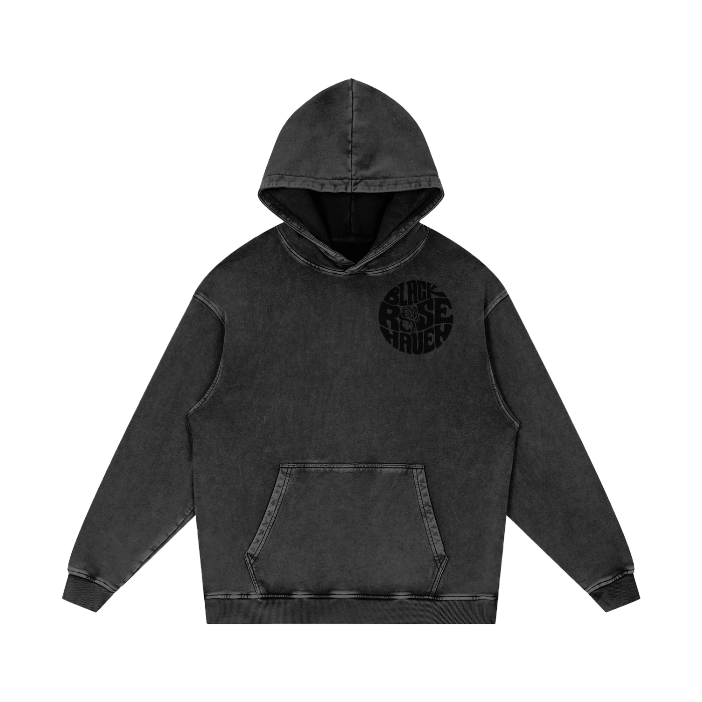 Vintage Ash Wash Hoodie | Face We Wear