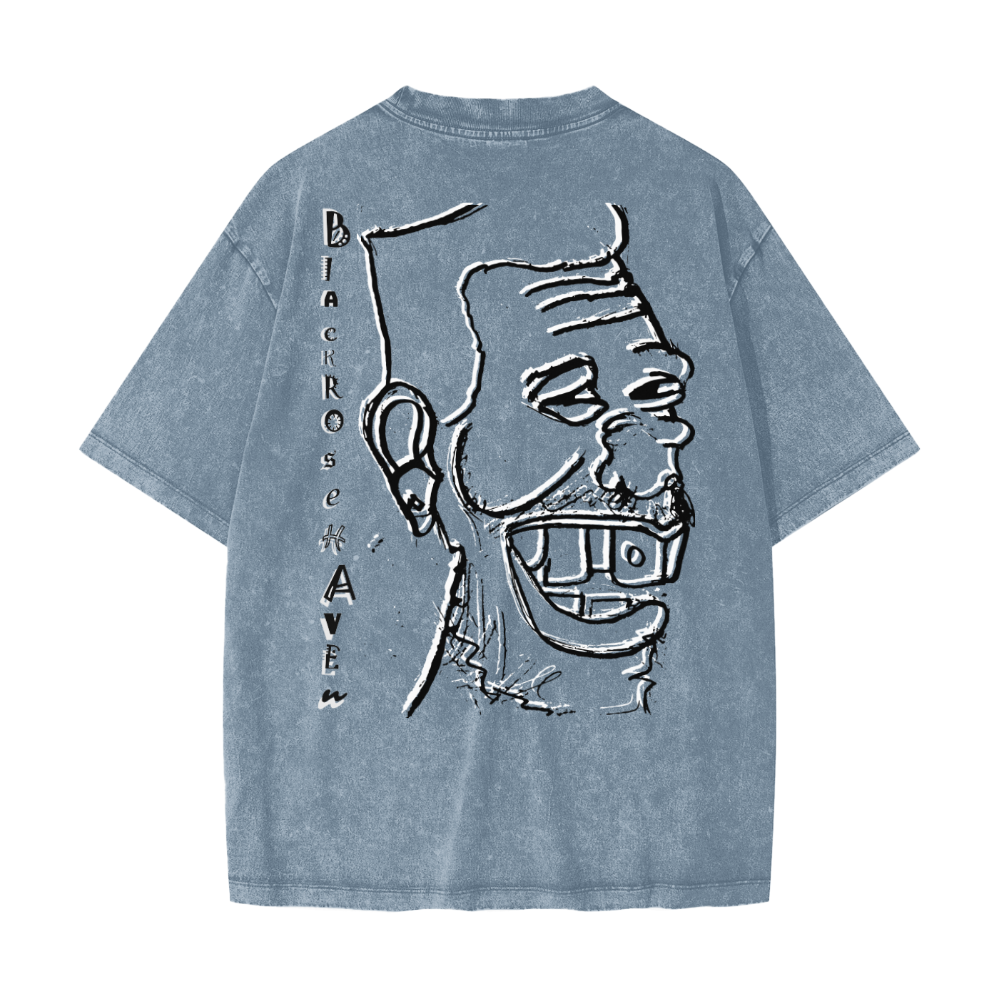 Vintage Ash Wash T-Shirt | Laughing Man