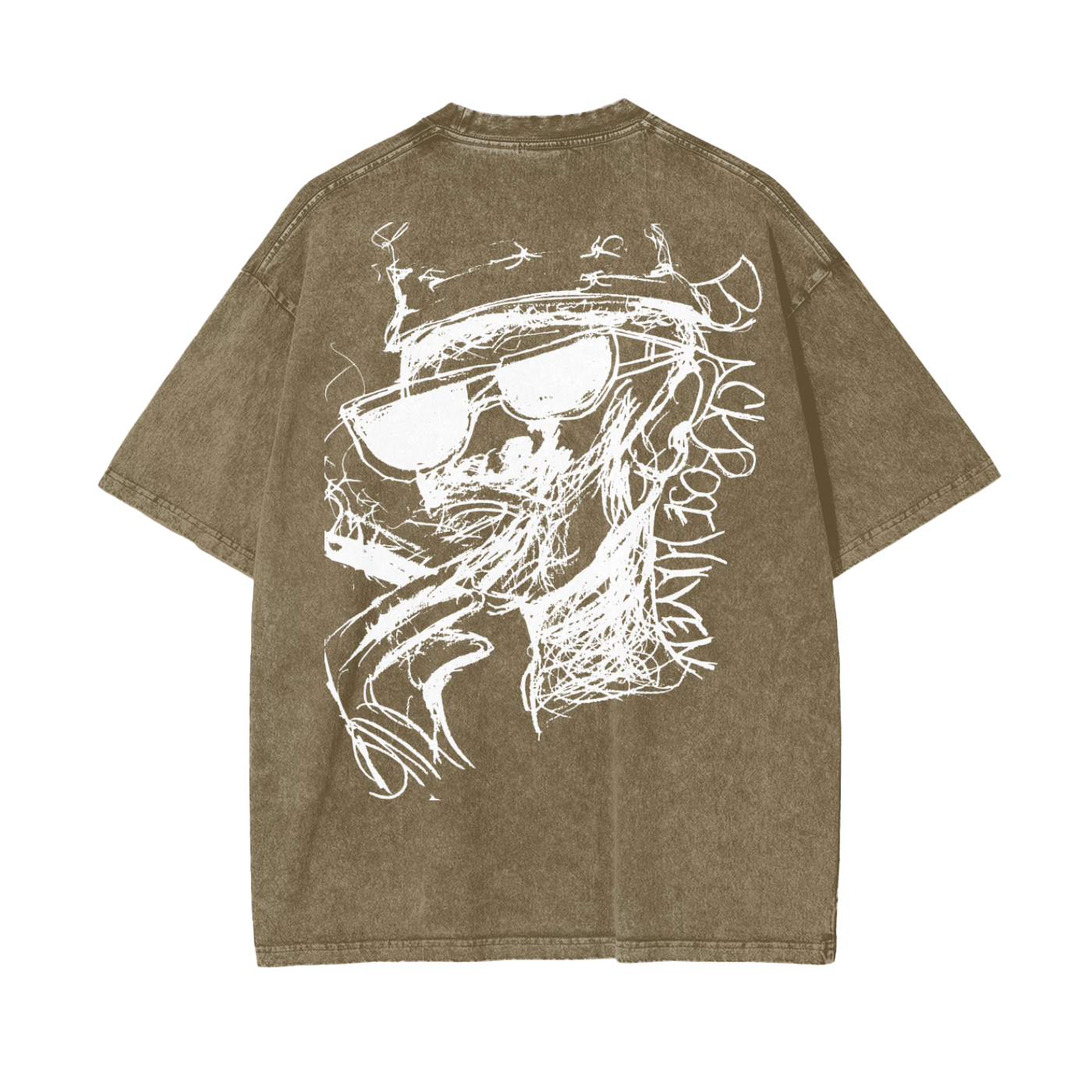 Vintage Snow Wash T-Shirt | Smoking Man