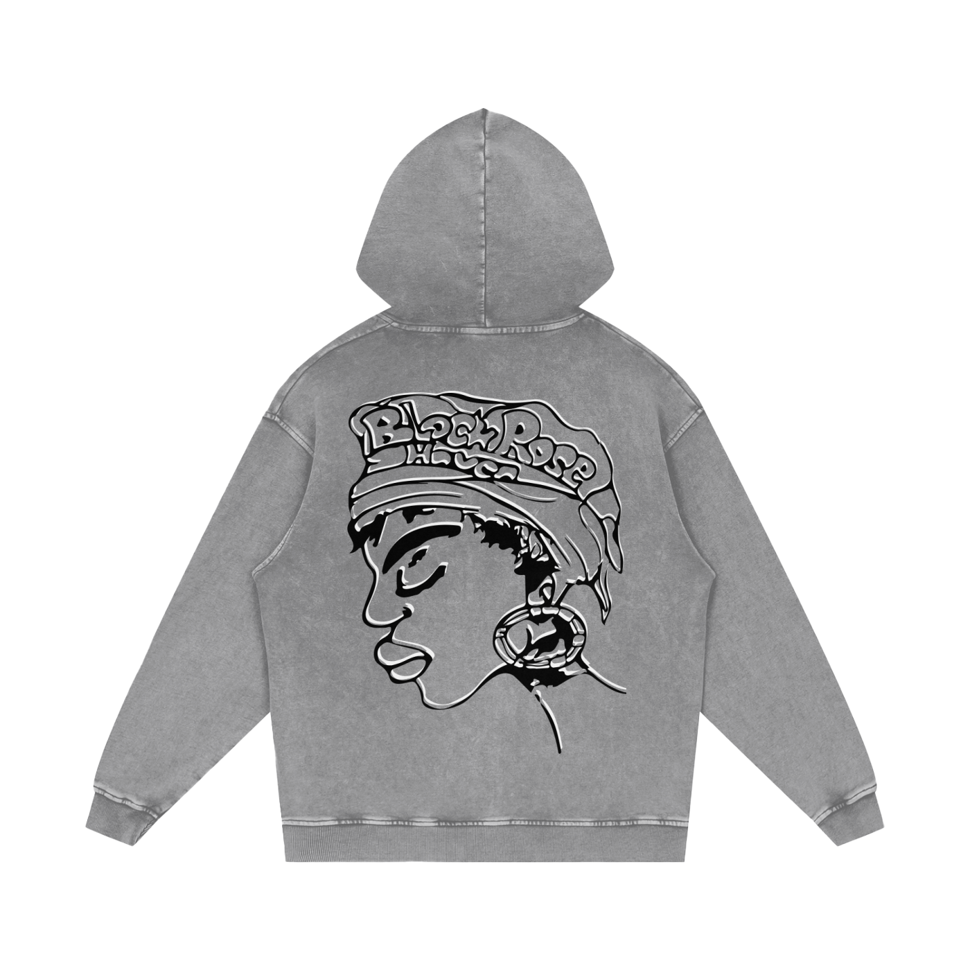 Vintage Ash Wash  Pullover Hoodie | Boho Woman