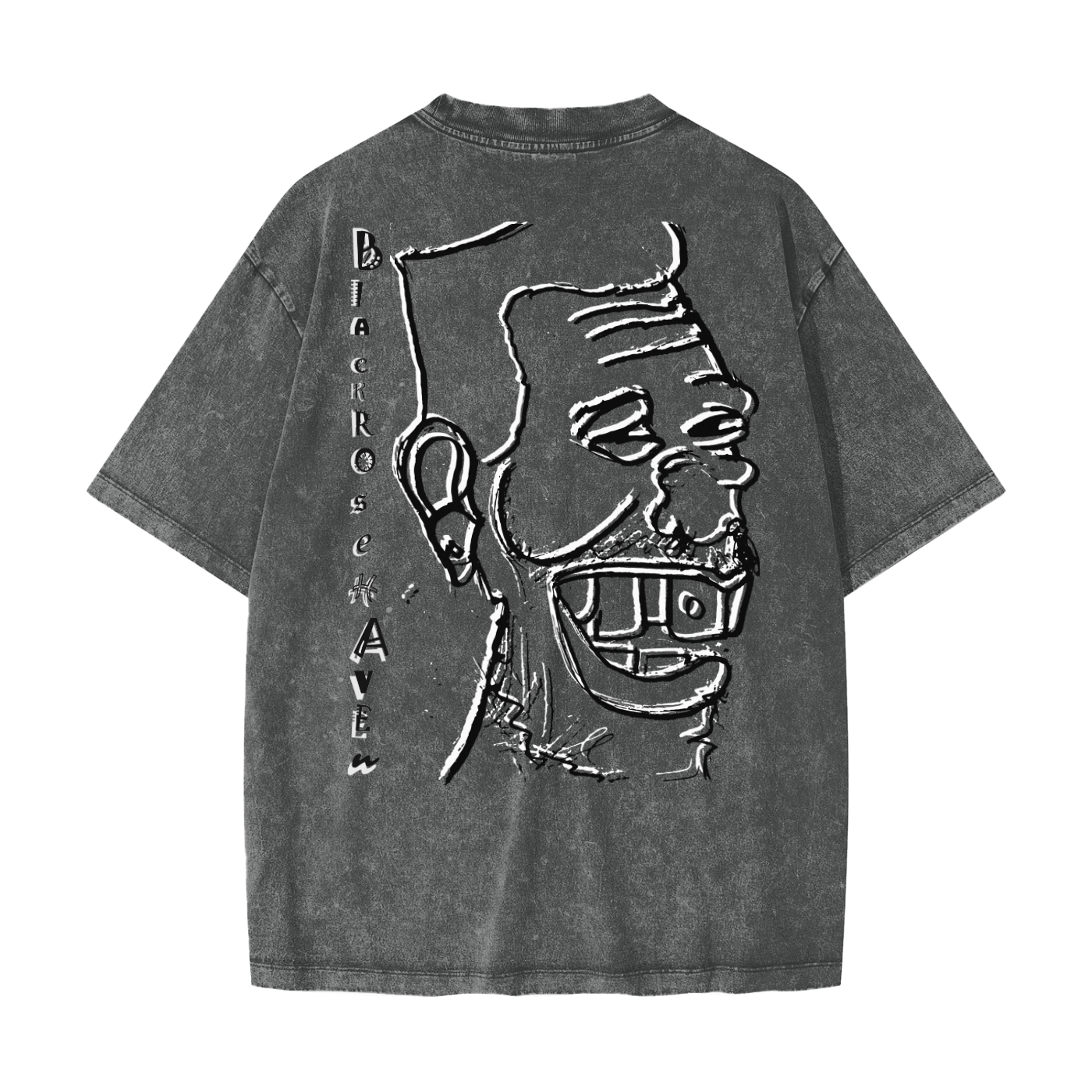 Vintage Ash Wash T-Shirt | Laughing Man