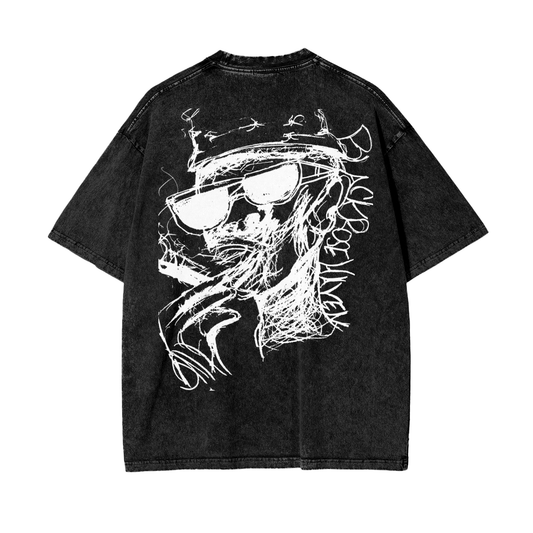 Vintage Snow Wash T-Shirt | Smoking Man