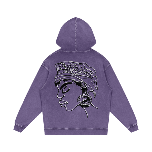 Vintage Ash Wash  Pullover Hoodie | Boho Woman
