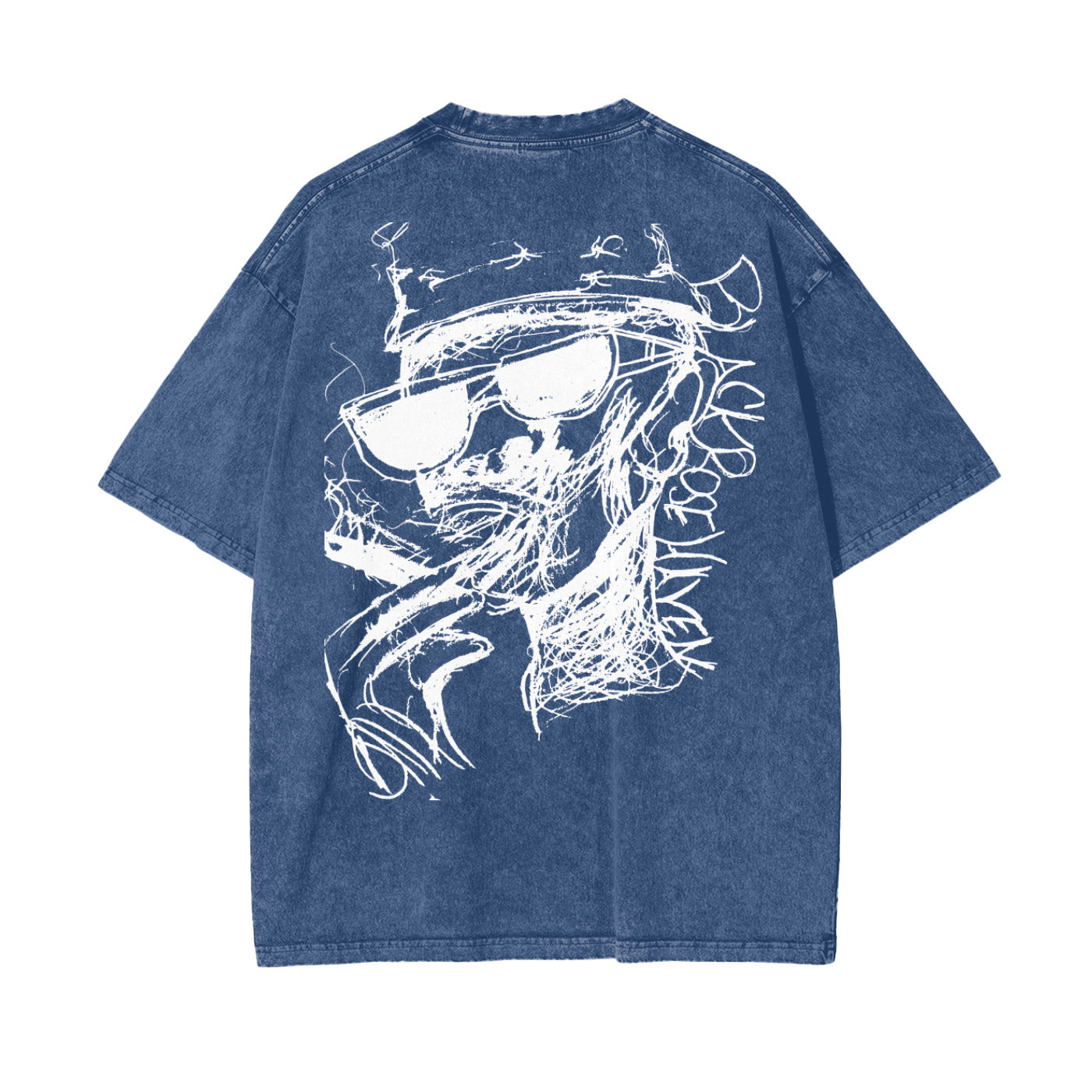 Vintage Snow Wash T-Shirt | Smoking Man